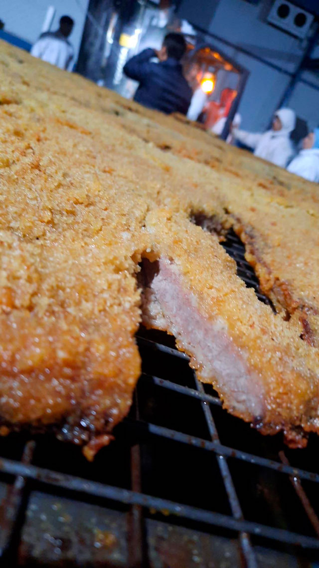La milanesa más grande