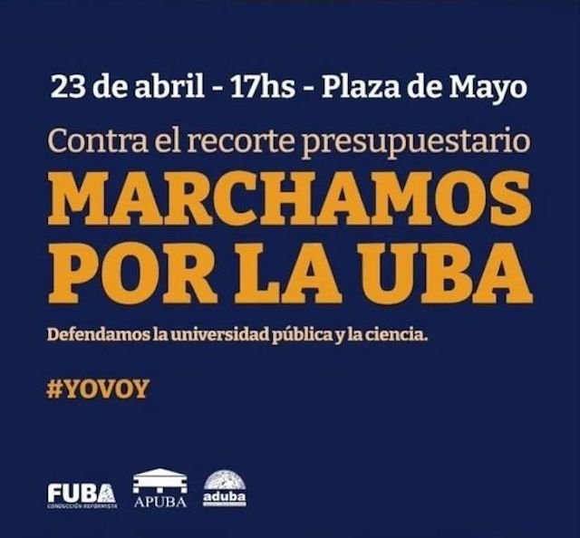 MARCHAMOS POR LA UBA