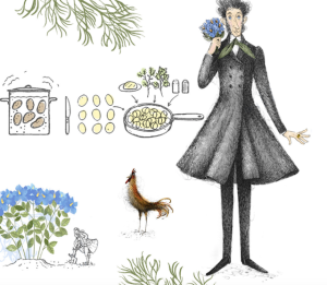 Comer con escritores rusos