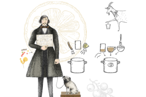 Comer con escritores rusos