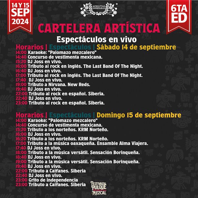 Festival del pulque y mezcal