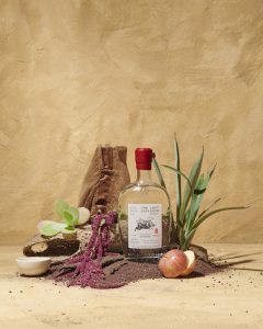 Manzana con sal de chapulín con Espadín