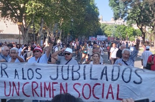 Marcha de jubilados