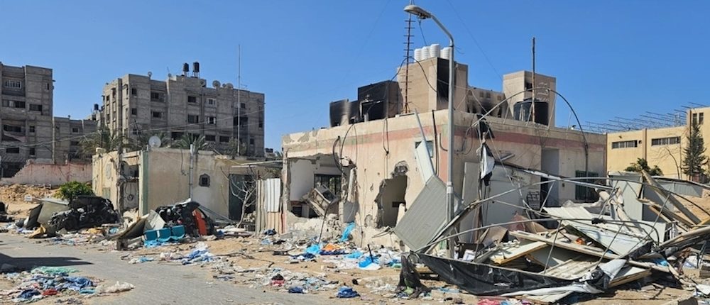 Hospital Nasser bombardeado